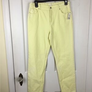 Pacsun kids Pale yellow jeans size 14
